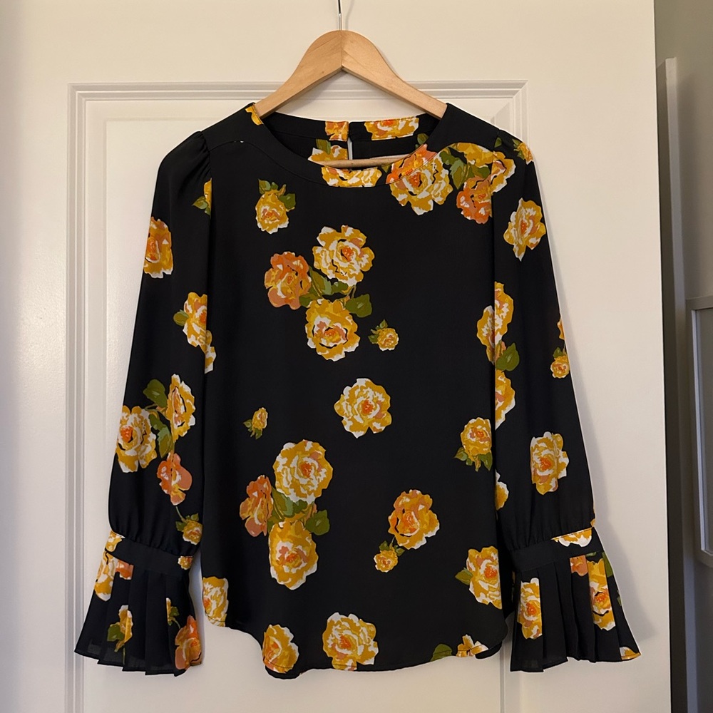 Loft Floral Blouse - Size XS